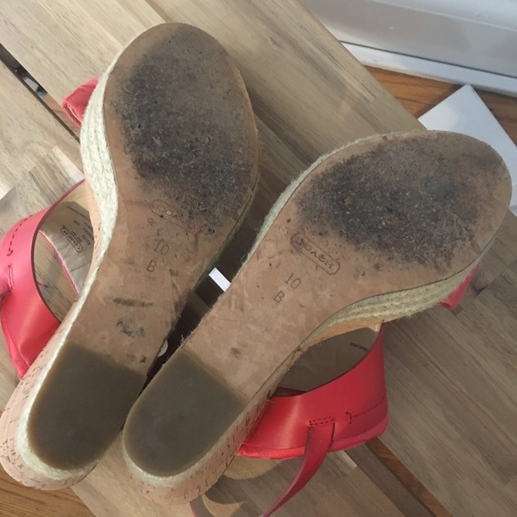 COACH Mendez Monogrammed Espadrille - Melon - Picture 5 of 8